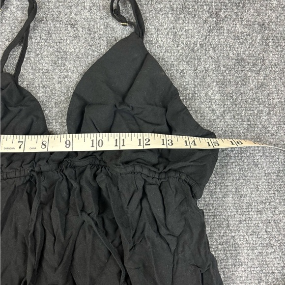NAKED PRINCESS Women’s Black Spaghetti Strap Hi-Low Dress size: Large - Picture 8 of 9